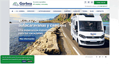Desktop Screenshot of caravaning-gorbea.com